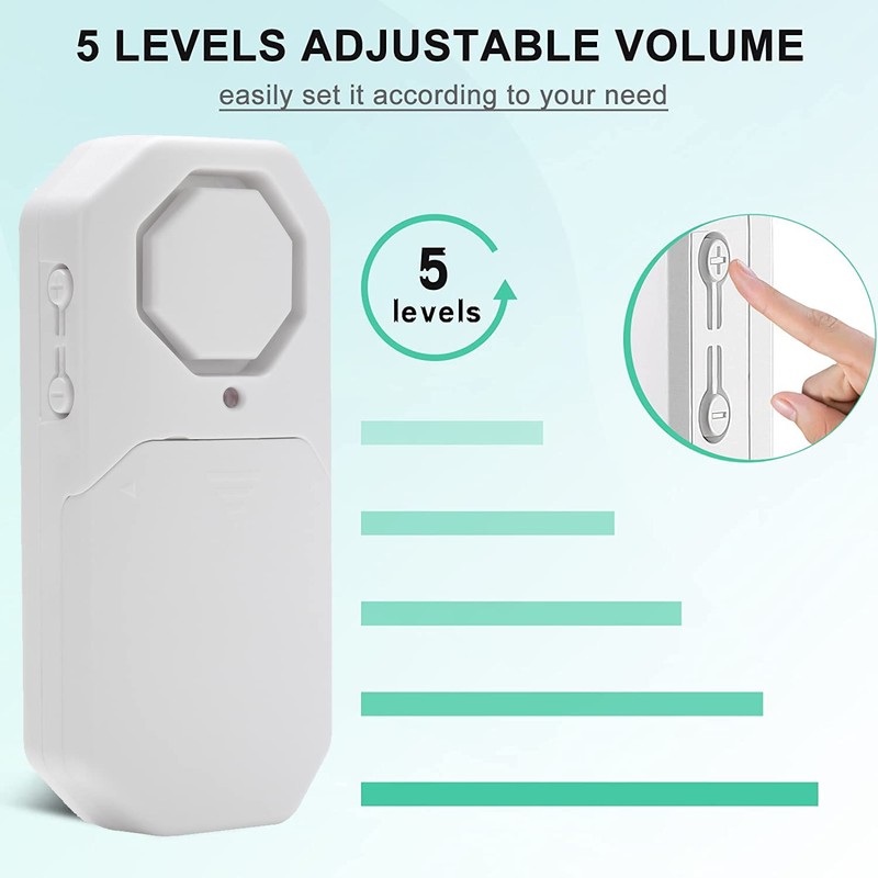EverNary Door Window Alarm When Opened for Home Security with