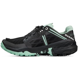 Mammut Men's Low Cut Hiking Shoe, Black-neo Mint, 26.0 cm