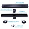 16 Inch Linear Bathroom Shower Rectangular Floor Drain,New Type with