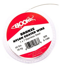 Boone 06063 Líder Acero con Nylon, 40 Lbs
