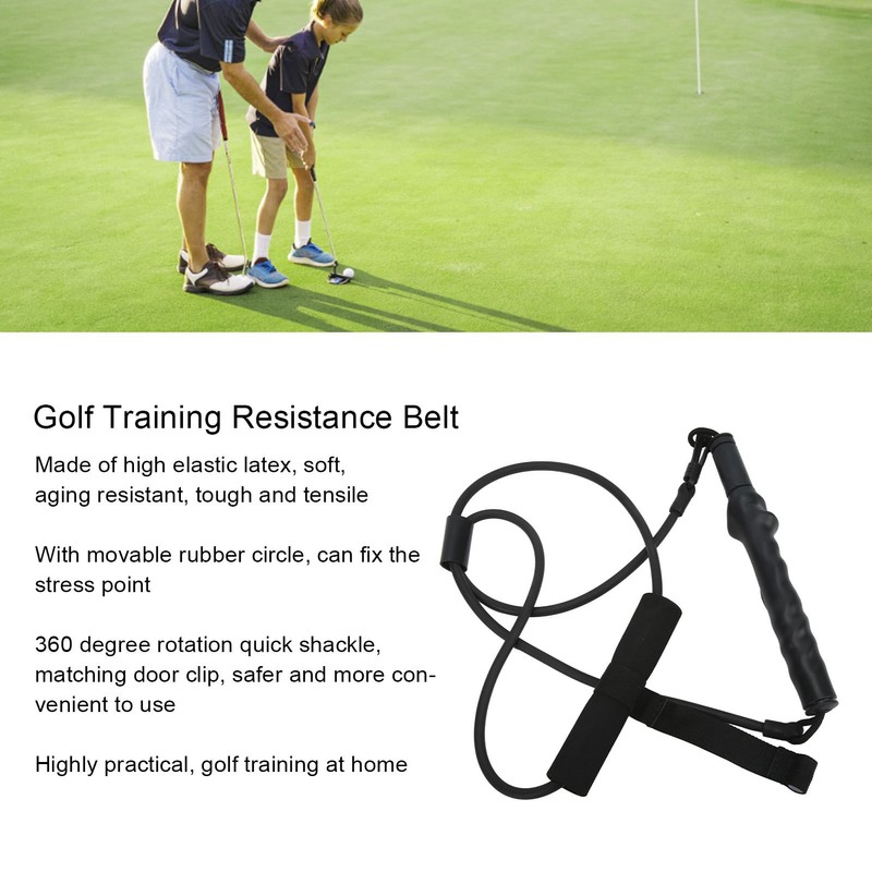 Golf Tension Trainer Latex High Elasticity Swing Posture Training Resistance
