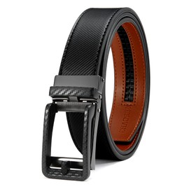 CHAOREN Ratchet Belt - Mens Dress Belt 1 3/8" Comfort Click - Micro Adjustable Fit Everywhere
