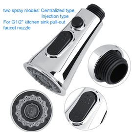 CHICIRIS regadera para fregadero de cocina, Extraíble de grifo de cocina, 2 Modos de Pulverización de regadera ahorradora de agua, aireador de grifo, para Grifo Extraíble de Cocina o Baño G1/2''