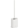 Escobillero de Inodoro Pure Blanco con Silicona TPR y Acero
