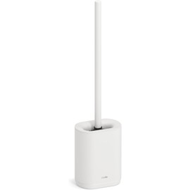 Escobillero de Inodoro Pure Blanco con Silicona TPR y Acero Inoxidable - Stardis Modelo 242532