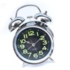 4 Inch Twin Bell Alarm Clock with Backlight Luminous Dial