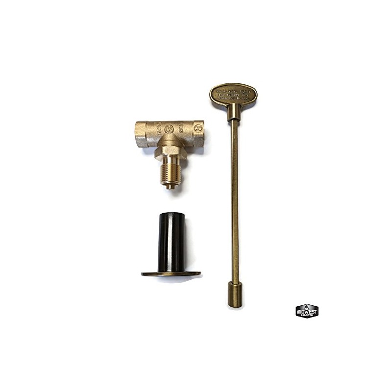 Midwest Hearth Gas Fire Pit Key Valve Kit - 1/2"