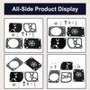 Gubeter Carburettor Repair Kit for Stihl TS410 TS420, Diaphragm Repair