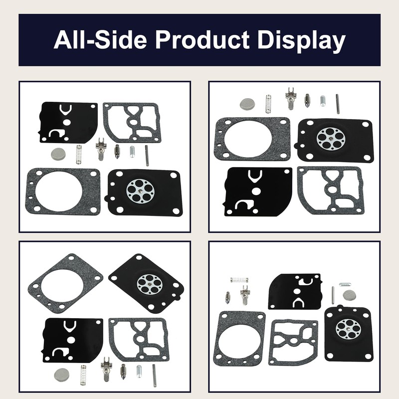 Gubeter Carburettor Repair Kit for Stihl TS410 TS420, Diaphragm Repair