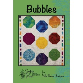 Sugar Pine Quilt Designs/Villa Rosa Designs Bubbles Quilt Pattern-A Fat Quarter Quilt