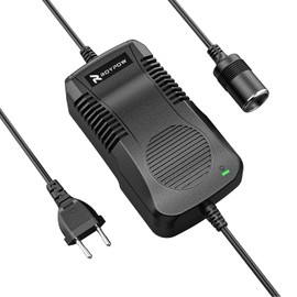 RoyPow RoyPow Wechselrichter KFZ-Netzteil 12V 15A Konverter Transformer AC zu DC Spannungswandler 180W (Max 200W) 230v auf 12v mit Zigarettenanznder Buchse