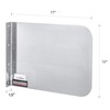 DuraSteel Stainless Steel Sink Splash Guard - 17" x 12"