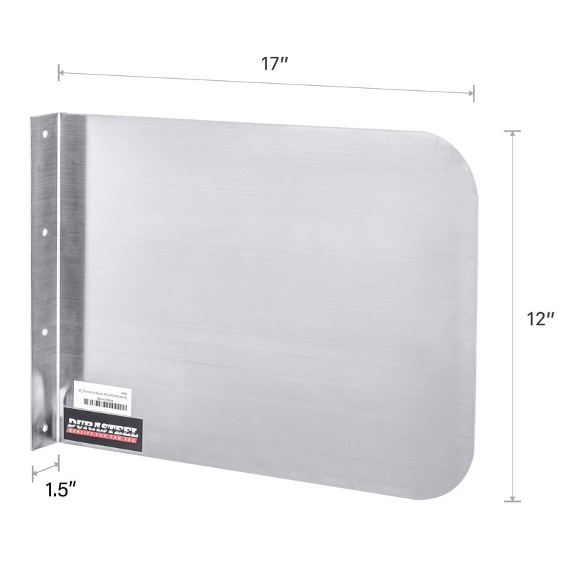 DuraSteel Stainless Steel Sink Splash Guard - 17" x 12"