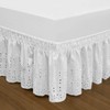 QSY Home Wrap Around Elastic Eyelet Bed Skirts 14 1/2