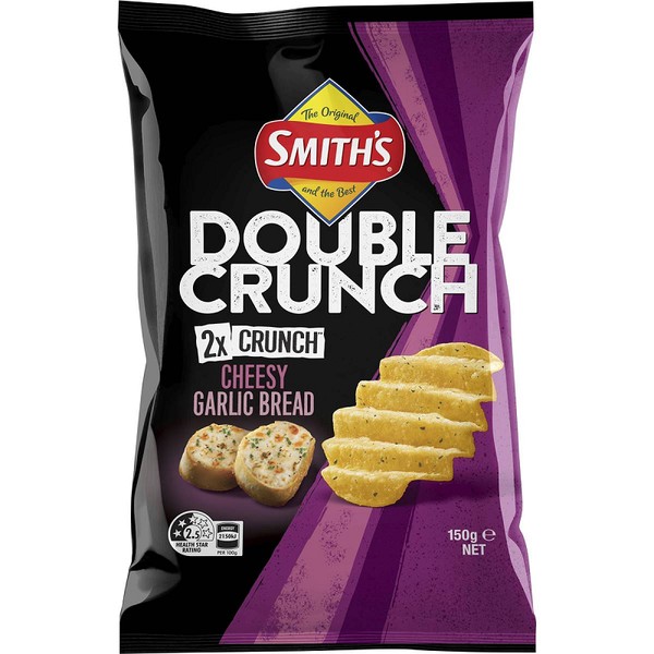 Smiths Double Crunch Cheesy Garlic Bread 150g