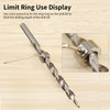 Kioiner 12Pcs Stainless Steel Drill Stop Bit Collar Set, 3-16mm