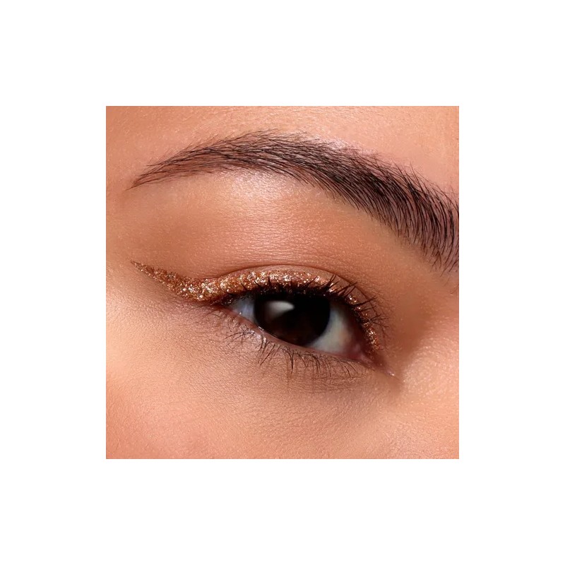 Delineador Líquido Moira Cosmetics Con Glitter Tono 001 Sugar bomb