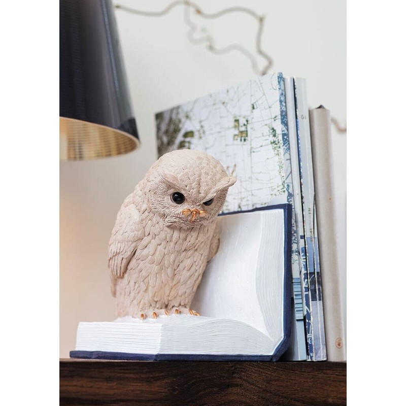 moses. B-Uhu-ch Bookend Decorative Object for Bookcase, 3D Owl as