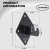 YMOBBU Gridwall Mount Brackets Black - Grid Panel Wall Mount