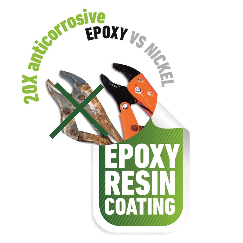 Grip-On 125-09-589 9 Inch Jaws Orange/Black