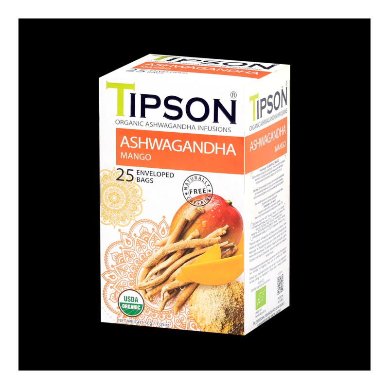 Basilur Tea Tipson Organic Ashwagandha Tea