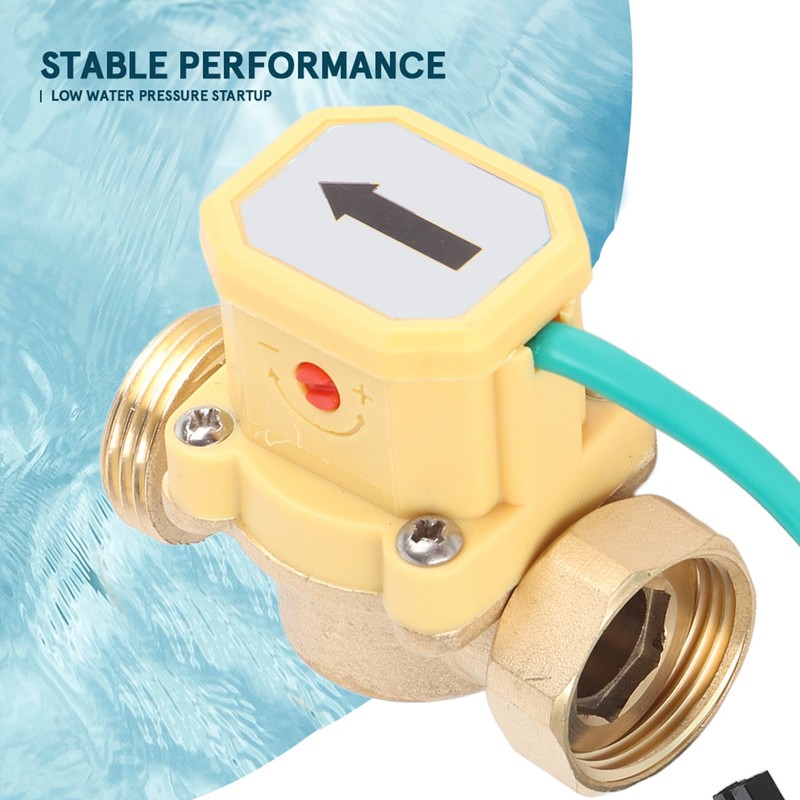 G3/4‑G3/4 Thread Water Pump Adjustable Flow Sensor Pressure Automatic Control