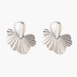 HSAJS Women's Hypoallergenic 14K Gold-Plated Earrings Gold Hoop Earrings for Women Jewellery for Women Wedding Earrings for Brides Fashion Jewellery, Alloy Steel