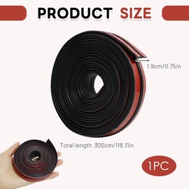 Car Windscreen Weather Rubber Seal, 10 Feet T-Shape Sealing Strip, Car Door Sealing Strip for Car, Truck, Door, Window Decor, Waterproof, Dustproof, Soundproof, Windproof, Durable and Robus