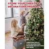 ArkCamp Christmas Ornament Storage Box with Dividers, 4-Tier Design with