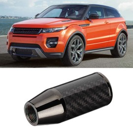 Aramox Shift Knob, Universal Aluminum Alloy Carbon Fiber Car Auto Manual Gear Shift Stick Knob Head Shifter Black