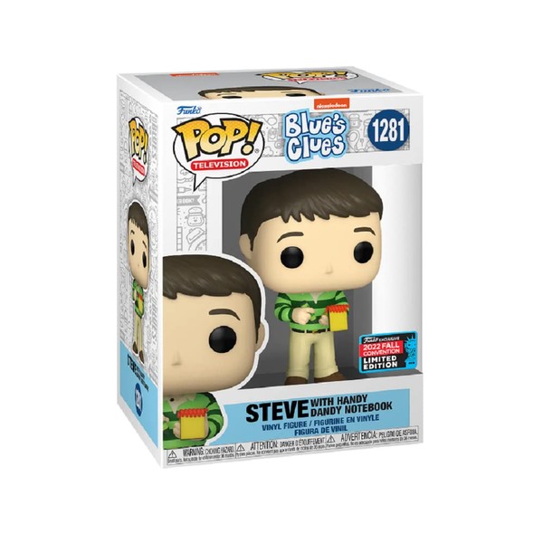 Funko Pop! Blue's Clues Steve with Handy Dandy Notebook 2022