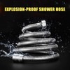 Shower Hose, 4 m Flexible Stainless Steel Shower Hose, Universal,
