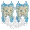 Dental Temporary Tooth Cap Crown Veneers Front Back Anterior and