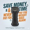 110lb/50kg Digital Luggage Scale - Portable Hanging Travel Scale for
