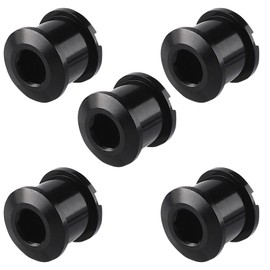 GeneX Chainring Bolts Bicycle Front Gear Fastening Screws, Lightweight Aluminum Alloy, Pack of 5 (Double)