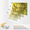Generic Mini LED Projector Portable 1920x1080 Resolution Large Screen LED