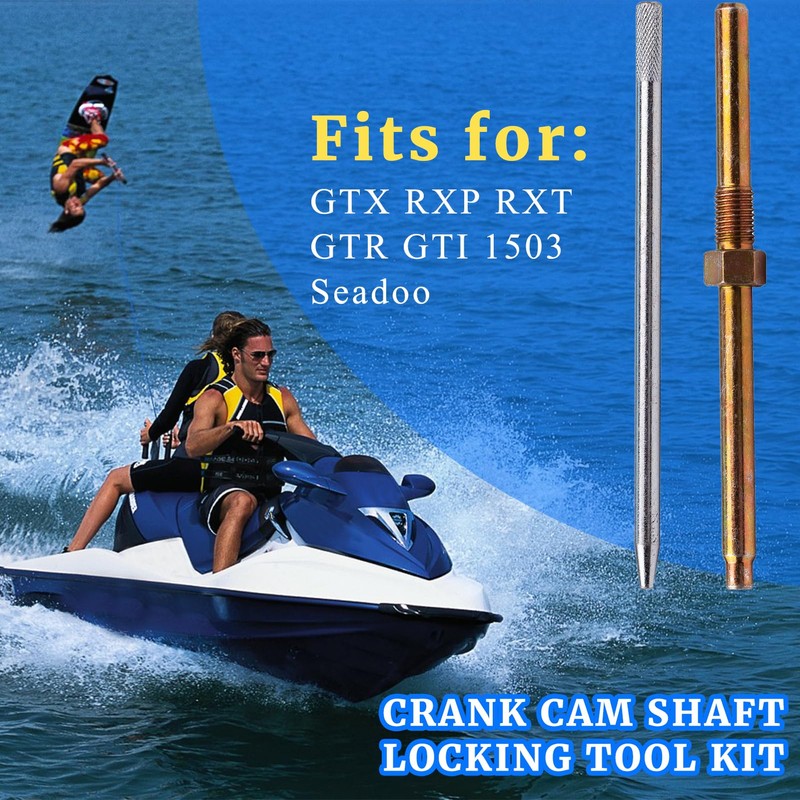 Crank Cam Shaft Locking Tool Kit Compatible with Sea-Doo 4-Tec