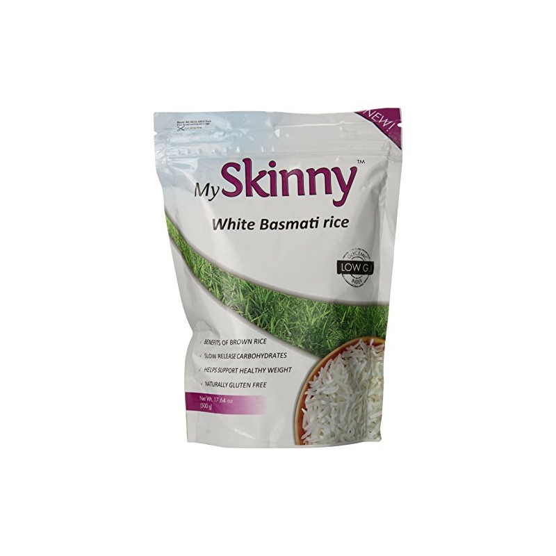 My Skinny Rice Low GI Basmati Rice, 17.64 Ounce (Pack