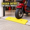 4cm Portable PVC Threshold Ramp, 19.69 x 10.63 In Non-Slip