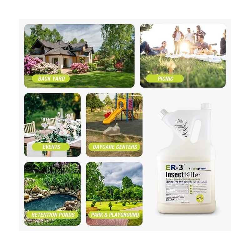 EcoVenger ER-3 Insect Killer Concentrate Professional 1 Liter/32 OZ