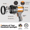 Vanvale Super Bright Rechargeable Spotlight,Handheld Rechargeable LED Flashlight Ultra-Long Standby