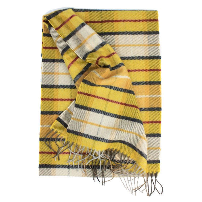 Rotfuchs Winter Scarf & Warm Checked Fashionable Multiple Colours Wool