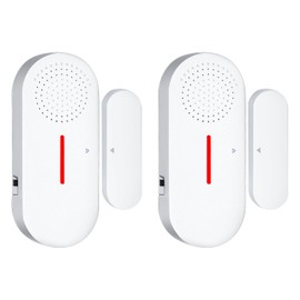 Door Window Alarm, 95DB Door Alarms for Kids Safety, Wireless Sensor Door Window Burglar Alarm-Window Pool Alarms for Home (2 Pack)