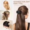 6 PCS Small Claw Clips for Women, Matte Medium Hair