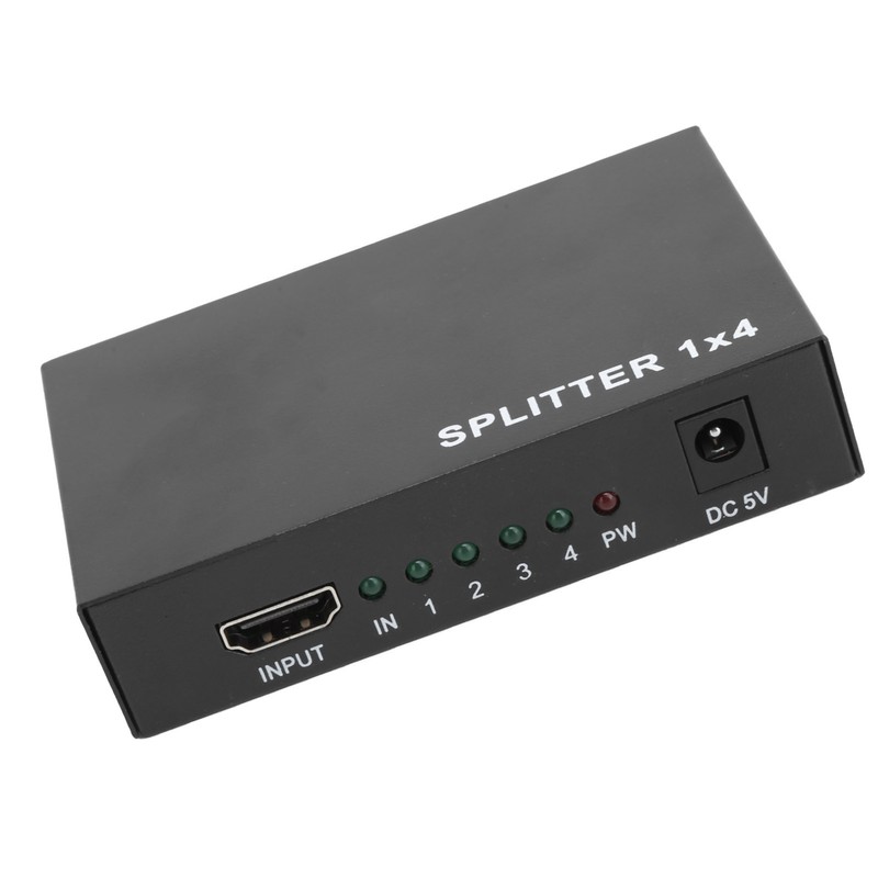 High Definition Multimedia Interface Splitter 3D 1080P 1‑in‑4‑out Amplifier