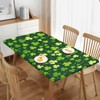 Fiokroo Happy St. Patrick's Day Tablecloth with Elastic Edge for
