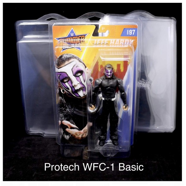 Protech WWE Basic Series Action Figure Protective Display Case 10-Pack Protectors ( Made to Protect Basic WWE Packaged Collectible Figures)