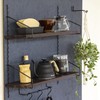Wake Industry Kabette Wall Storage Hanging Hook Brass Color
