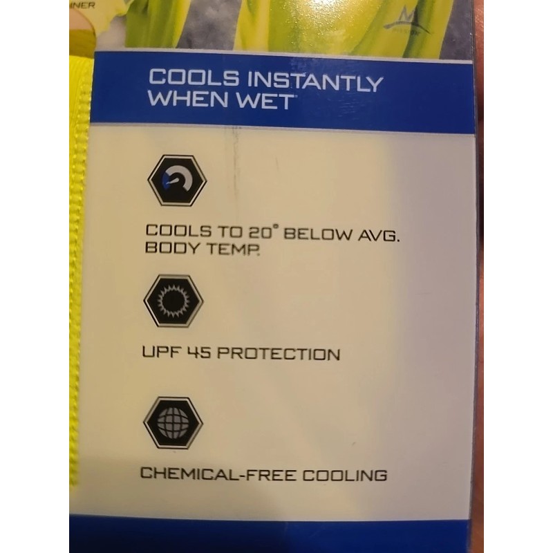 MISSION ENDURACOOL Hard Hat Liner YELLOW (696)