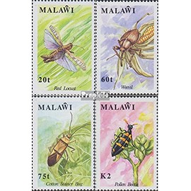 Malawi 573-576 (complete.issue.) unmounted mint/never hinged ** MNH 1991 Insects (Stamps for collectors) Invertebrates Other (insects, snails, bees…)